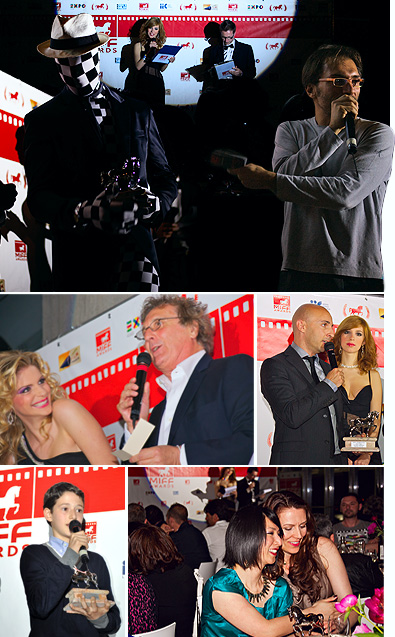 Cinema, moda e TV trionfano alla serata di gala eco - chic dei MIFF Awards 2012